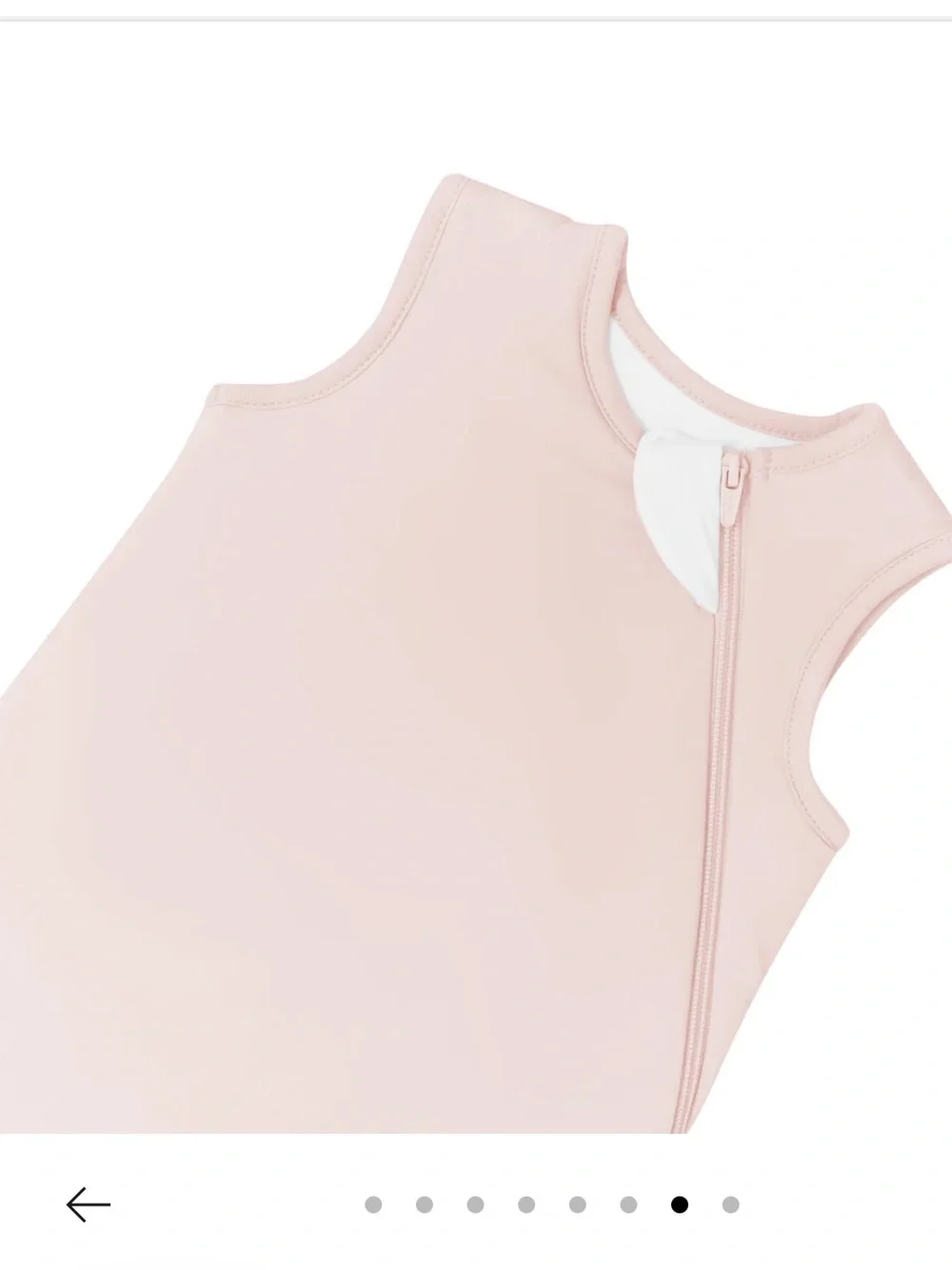 Kyte Baby Blush colored 1.0 Tog sleep sack